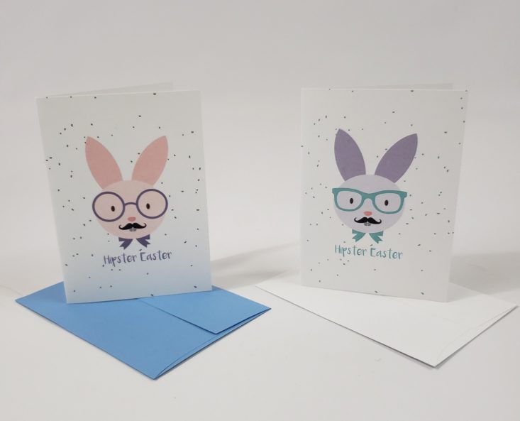 My Paper Box Review April 2019 - Personalized Easter Cards Front