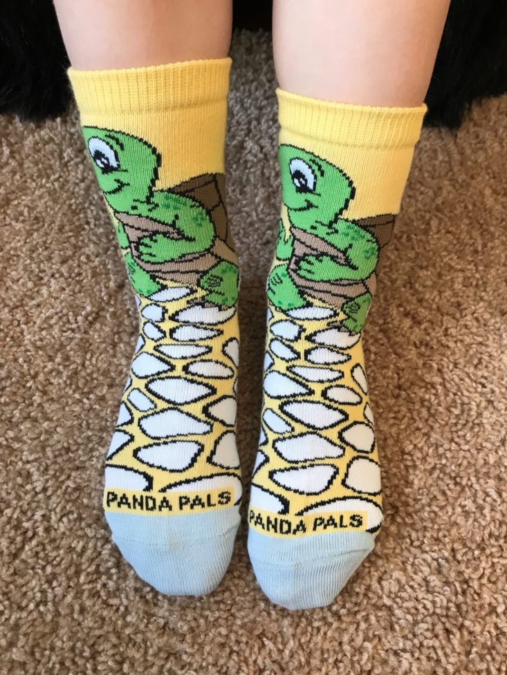 PandaPals-March 2019-Turtlesocks Front View On