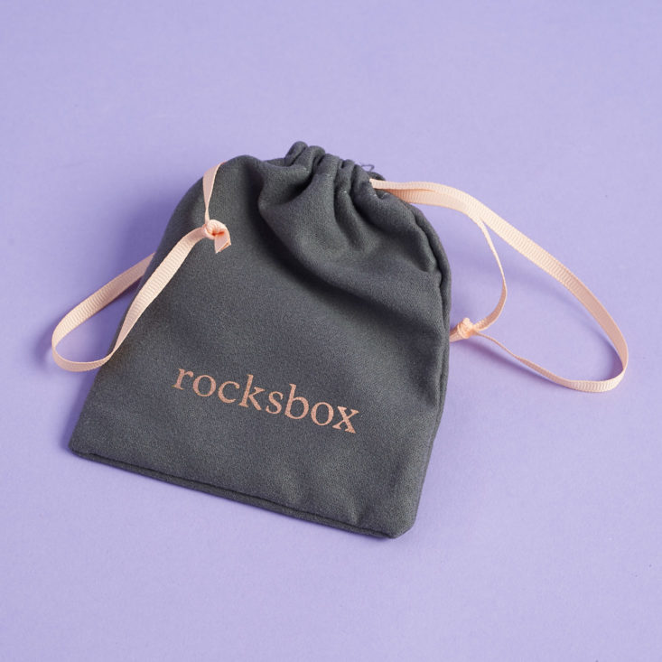 Rocksbox February 2019 opal pouch