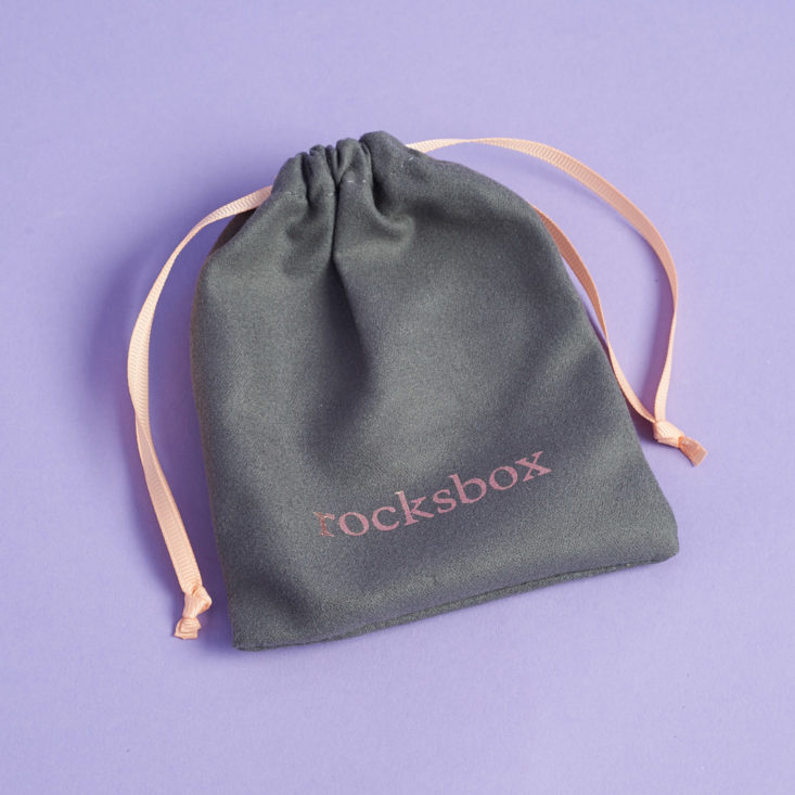 Rocksbox February 2019 heard pouch