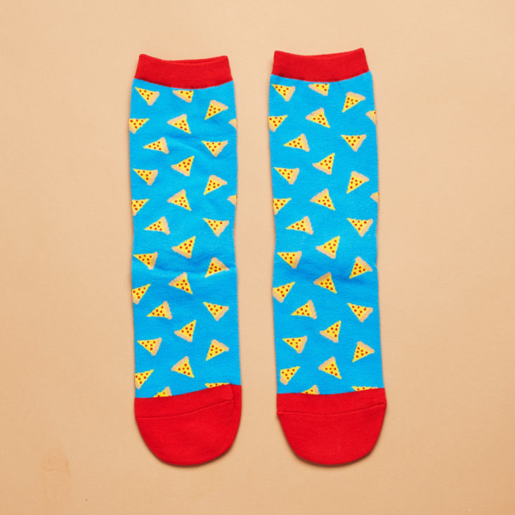 Say It With A Sock Womens March 2019 pizza socks