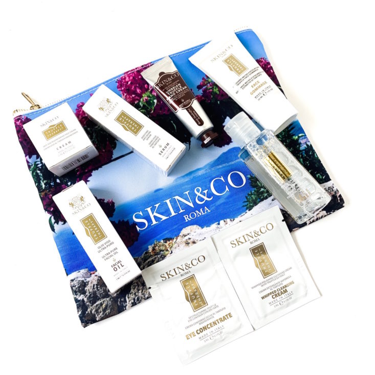 Skin & Co Roma Discovery Bag March 2019 - Group Shot