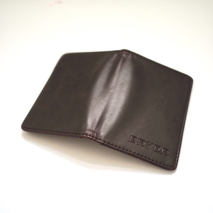 SprezzaBox February 2019 - Bryer Slim Wallet Back