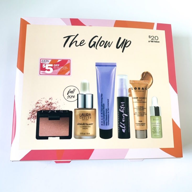 Ulta The Glow Up Kit Review March 2019 - Box 2 Closed Top