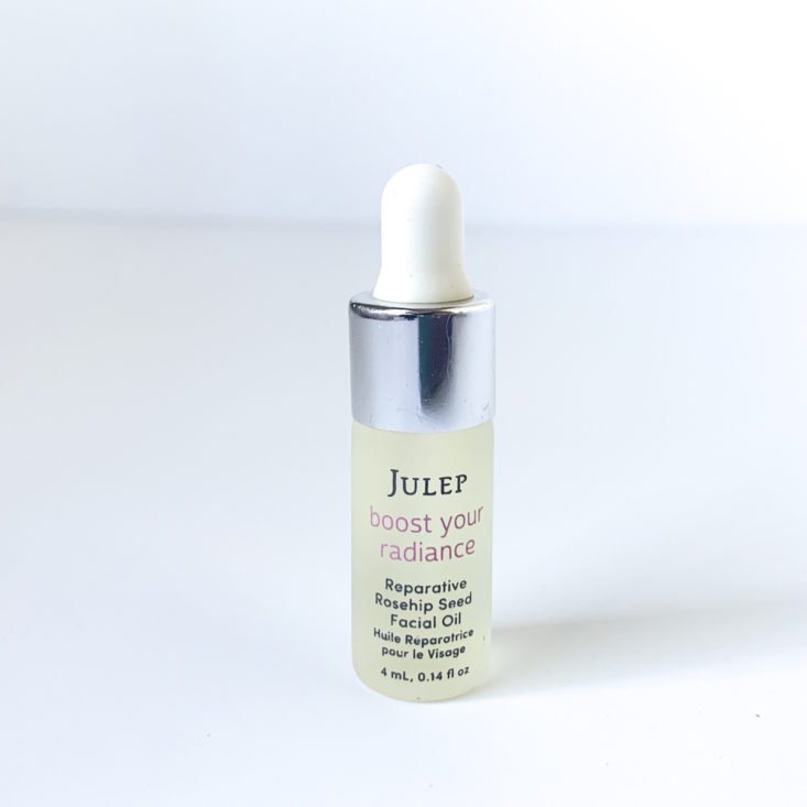 Ulta The Glow Up Kit Review March 2019 - Julep Boost Your Radiance Reparative Rosehip Seed Facial Oil Front