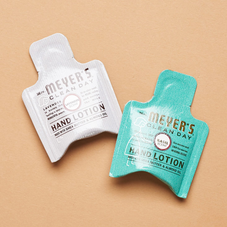 Vellabox Vivere March 2019 lotion samples