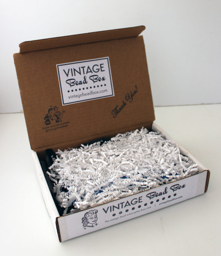 Vintage Bead Box March 2019 - Open Box Top
