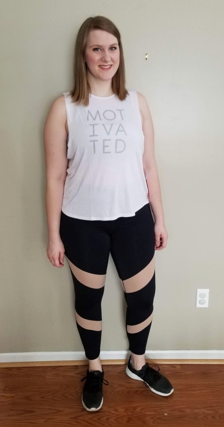 Wantable Fitness March 2019 black leggings front