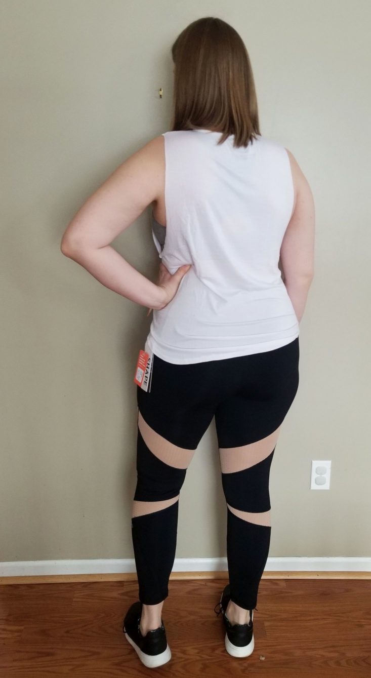 Wantable Fitness March 2019 black leggings back