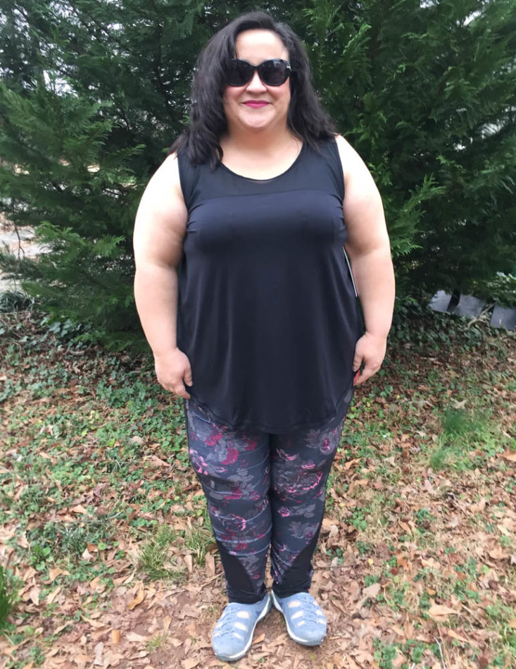 Wantable Fitness Edit Subscription Review February 2019 - 10K Protech Tank by Shape Active Onn Front