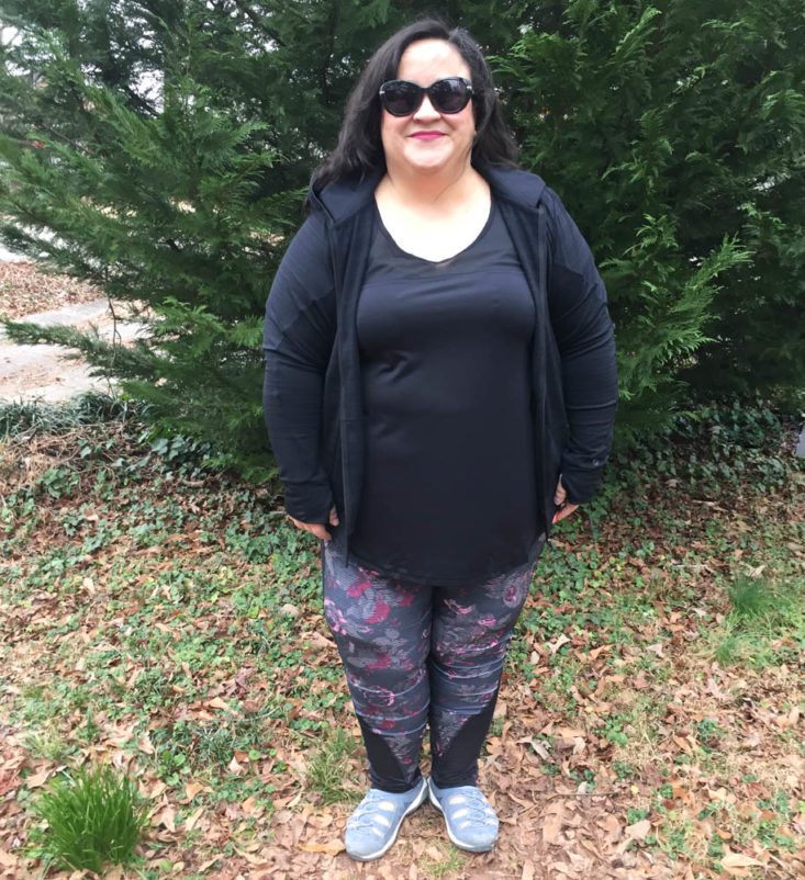 Wantable Fitness Edit Subscription Review February 2019 - Elements Hoodie by Shape Active Onn Front