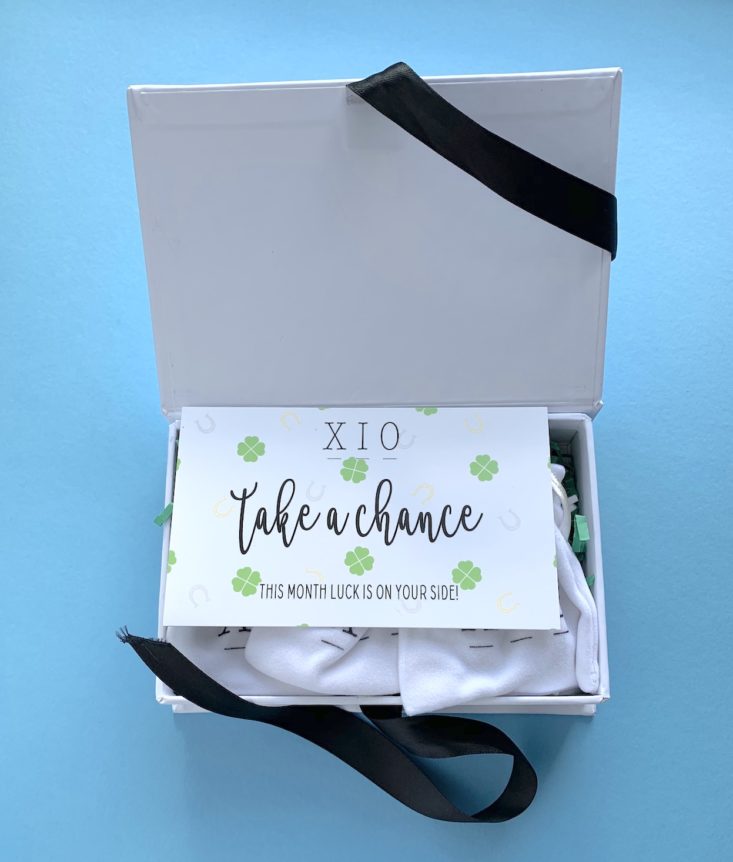 XIO Jewelry Subscription Review March 2019 - Box Open Top