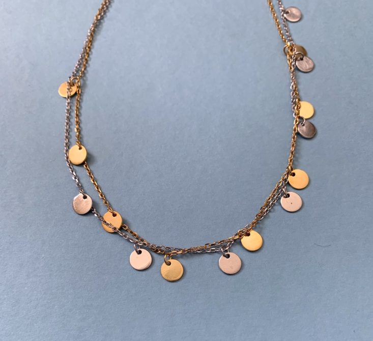 XIO Jewelry Subscription Review March 2019 - Charmed Choker Front Top