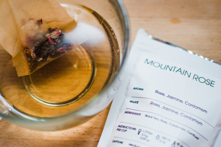 Teabox March 2019 mountain rose brewed
