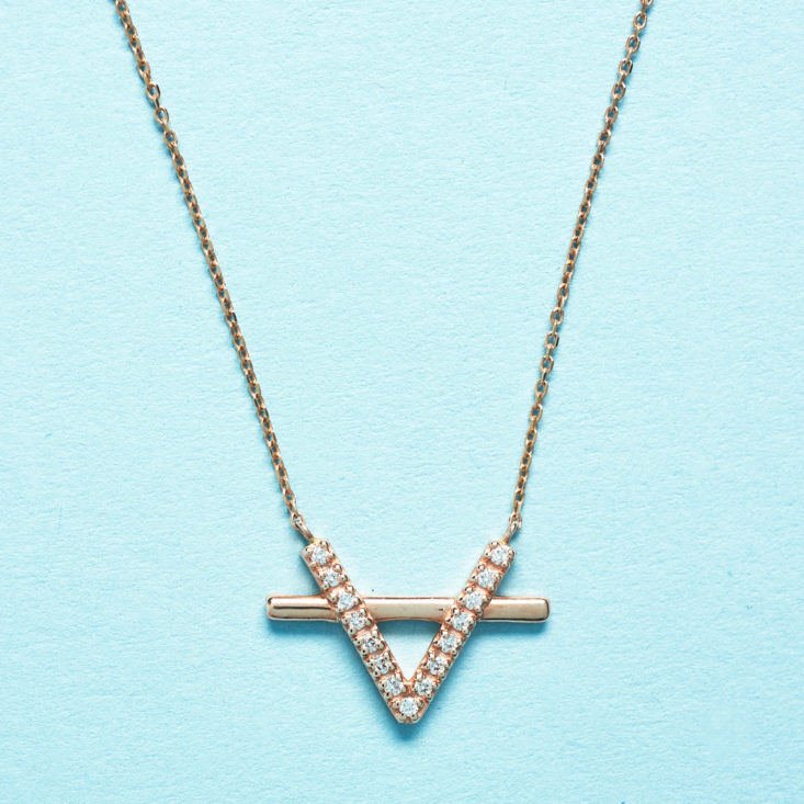 Aurate rose gold necklace