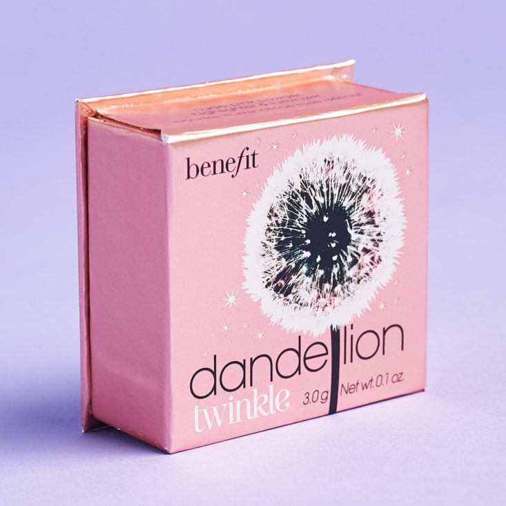 Birchbox Limited Edition In Bloom April 2019 nenefit dandelion tinkle powder