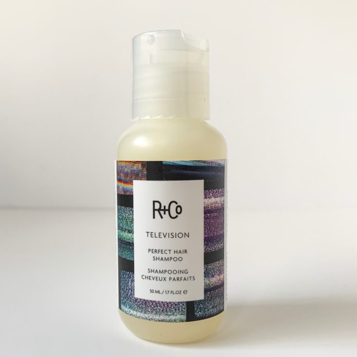Birchbox The Skin Soothers Kit April 2019 - R+Co Television Perfect Hair Shampoo Front