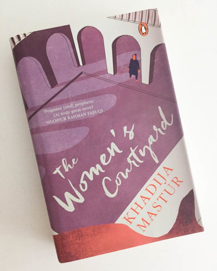 BoxWalla Book Subscription Box Review February 2019 - The Women's Courtyard by Khadija Mastur Front Top