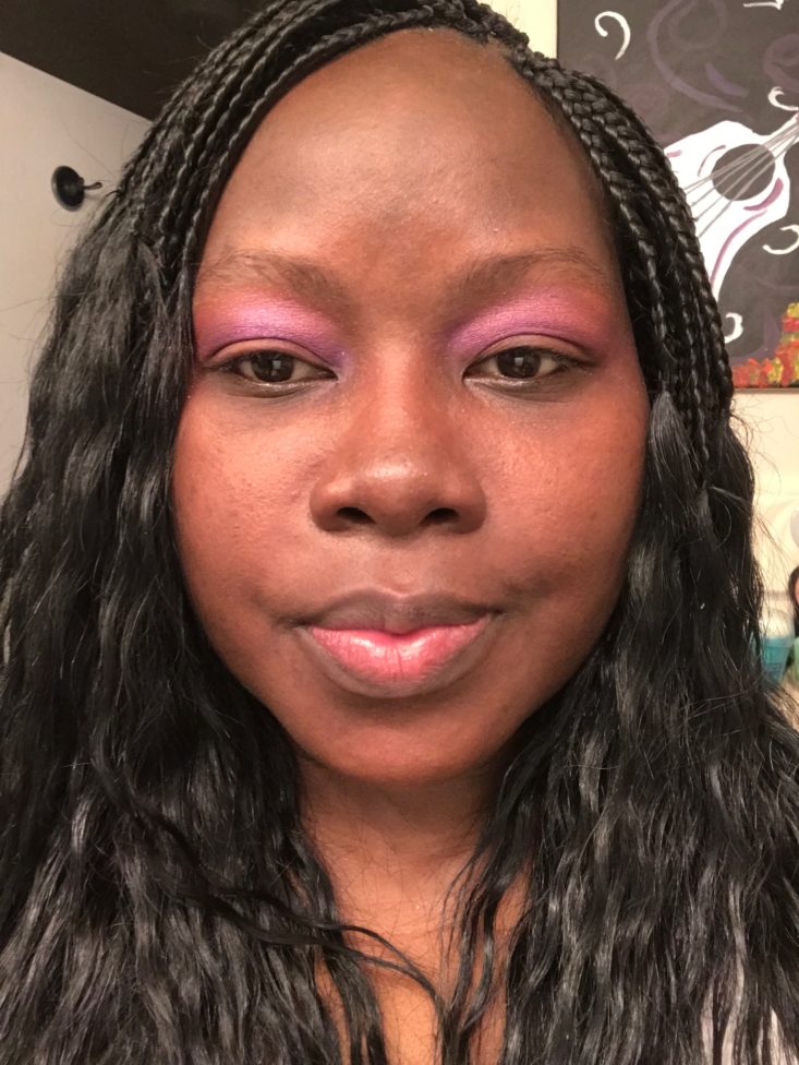 Boxycharm Tutorial April 2019 - Both Pink & Purple Shades Together