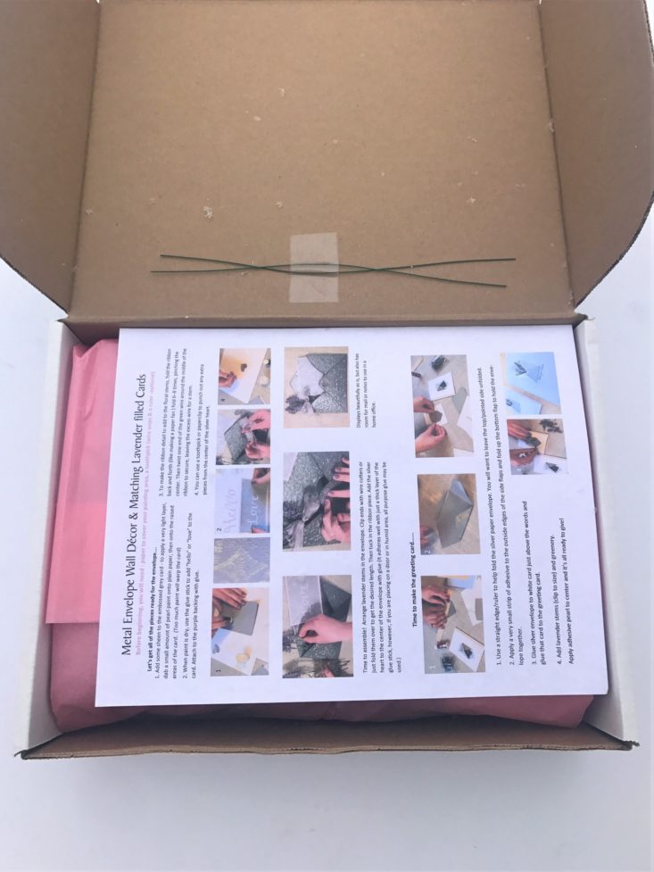 Confetti Grace April 2019 - Opened Box Tissue Top