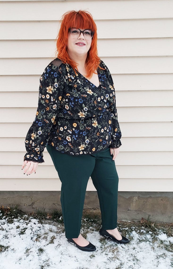 Dia and Co February 2019 - Beth Woven Blous Side Frotn