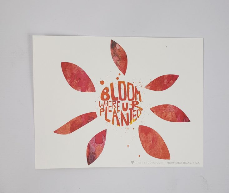 FLAIR And PAPER Subscription Box April 2019 - Set Of Flat Cards 1