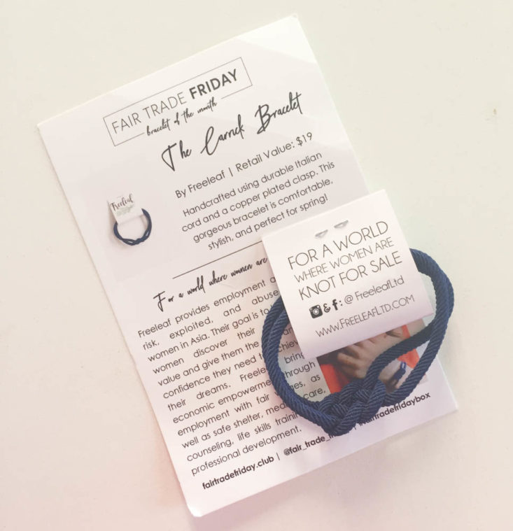Fair Trade Friday Bracelet of The Month March 2019 - Product Review Top