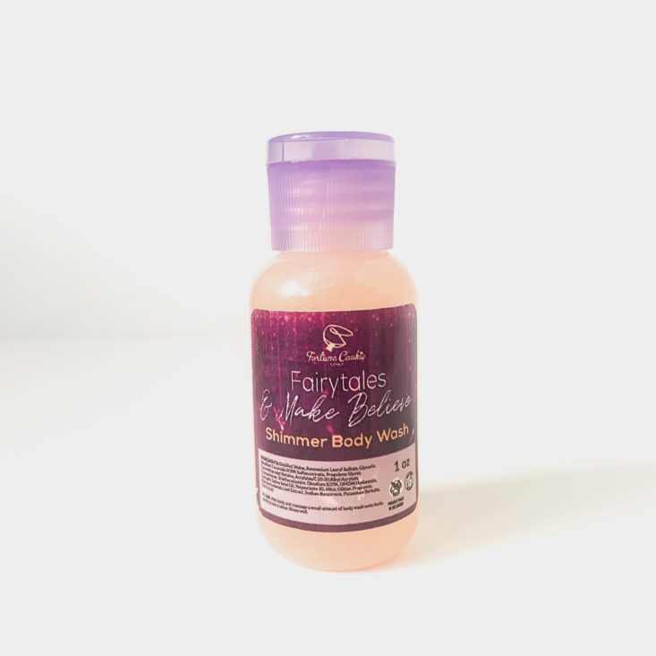 Fortune Cookie Soap March 2019 - Fairytales and Make Believe Shimmer Body Wash Front
