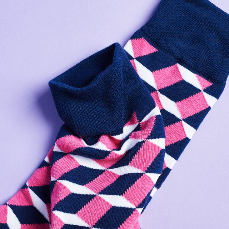 Gentlemans Box April 2019 socks detail