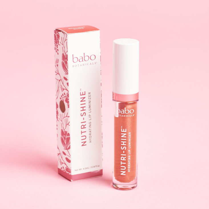 Glossybox Mother's Day Limited Edition April 2019 review lip gloss with box