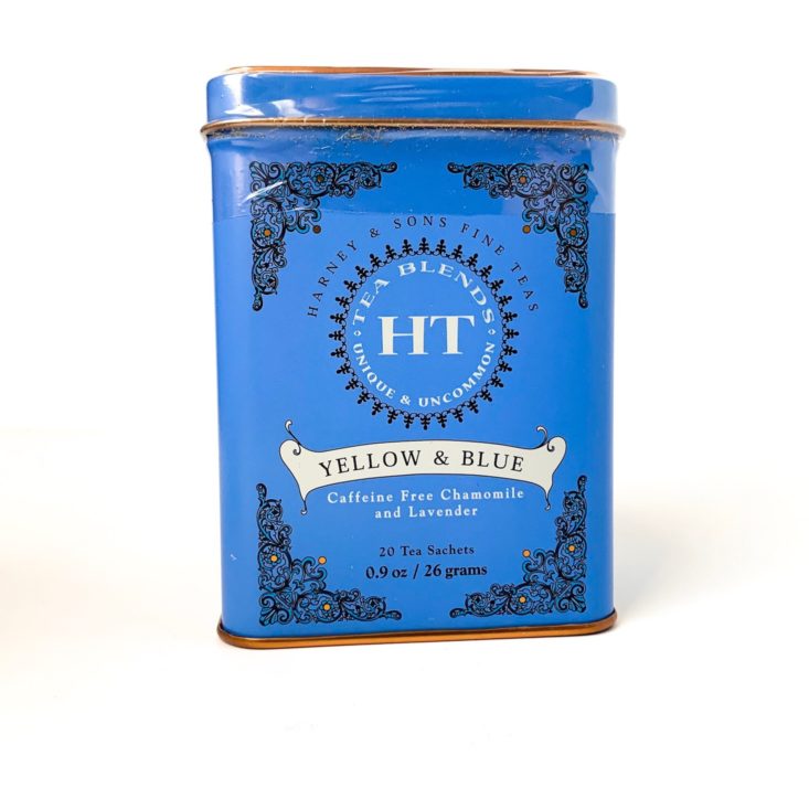 Harney & Sons Review April 2019 - Yellow and Blue 1 Container Front