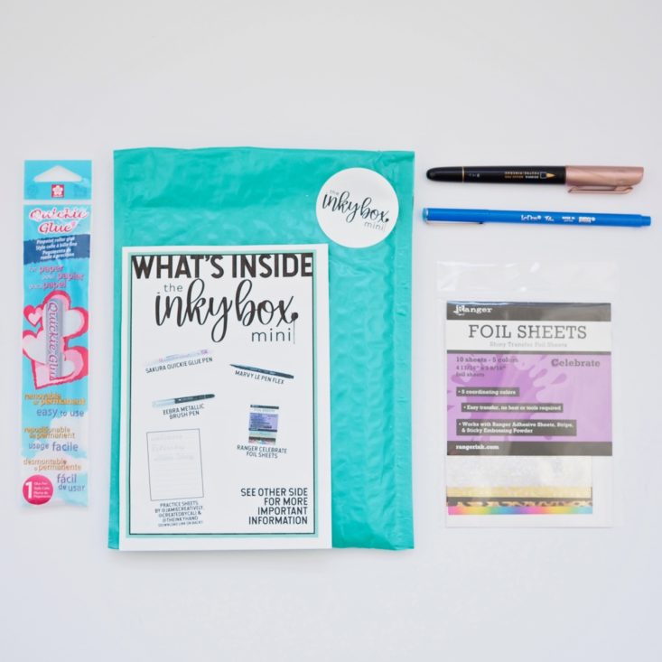 Inky Box April 2019 - All Items Top