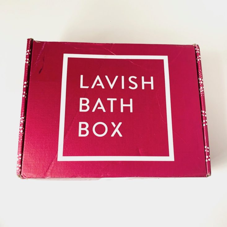 Lavish Bath Box March 2019 - Box Front