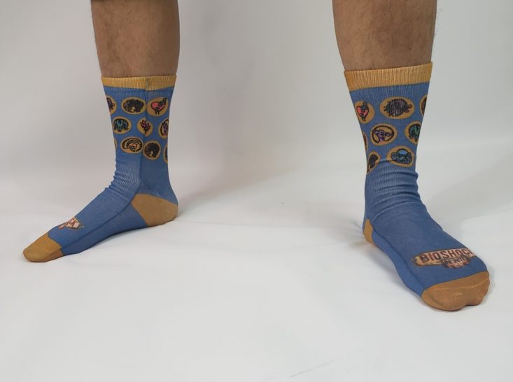 Loot Remix April 2019 - Bioshock Infinate Socks Wearing Front