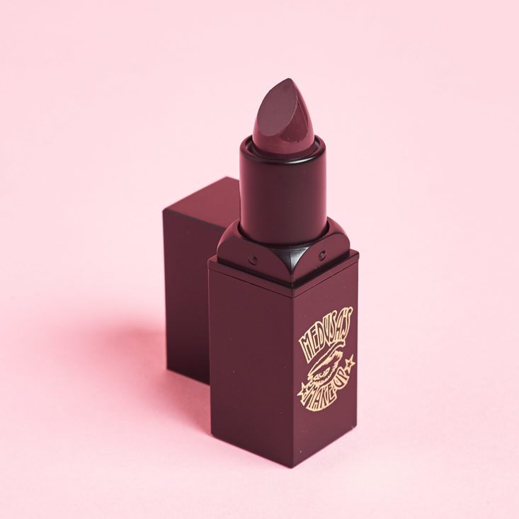 Medusas Makeup April 2019 review lipstick open