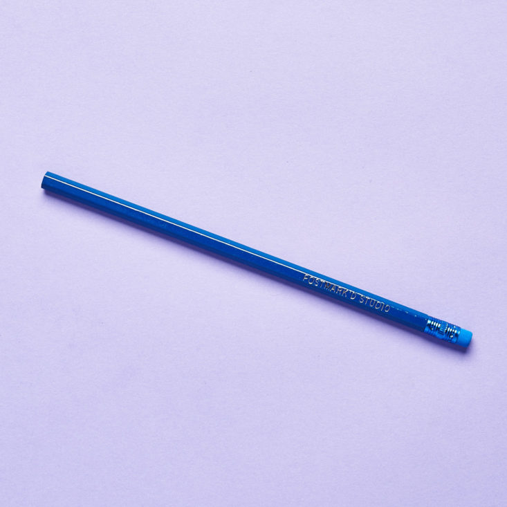 Postmarkd Studio April 2019 blue pencil