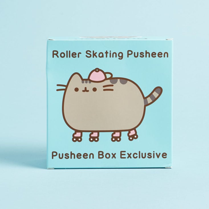 Rollerskating Pusheen figure- back of box