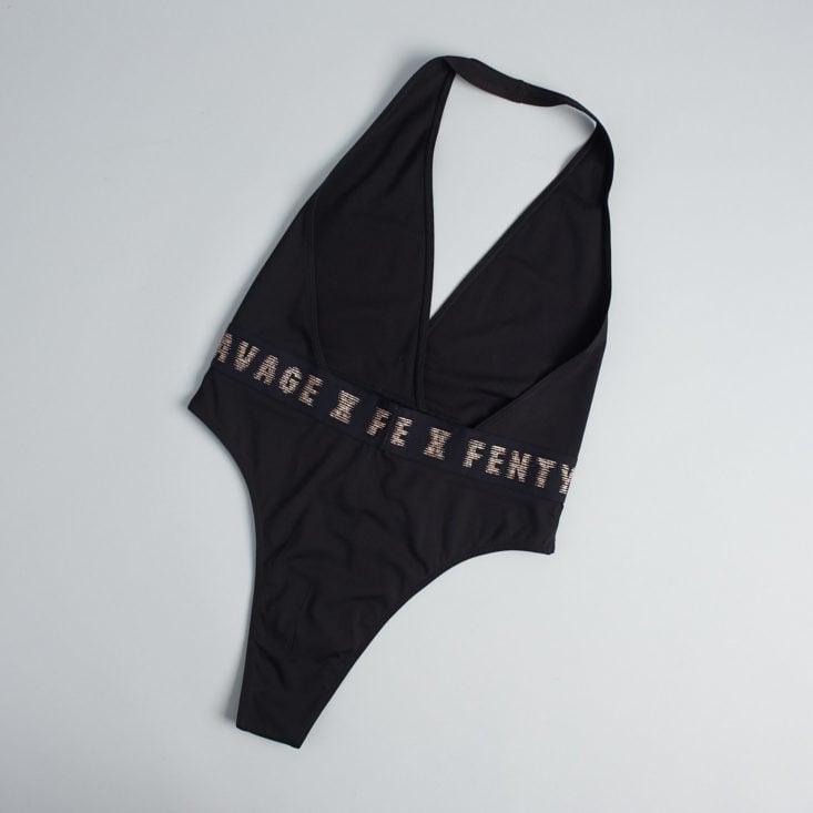 Savage x Fenty Xtra VIP halter black body suit march 2019