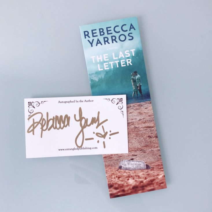 Scribbler Volume 13 Review March 2019 - The Last Letter by Rebecca Yarro Items Top