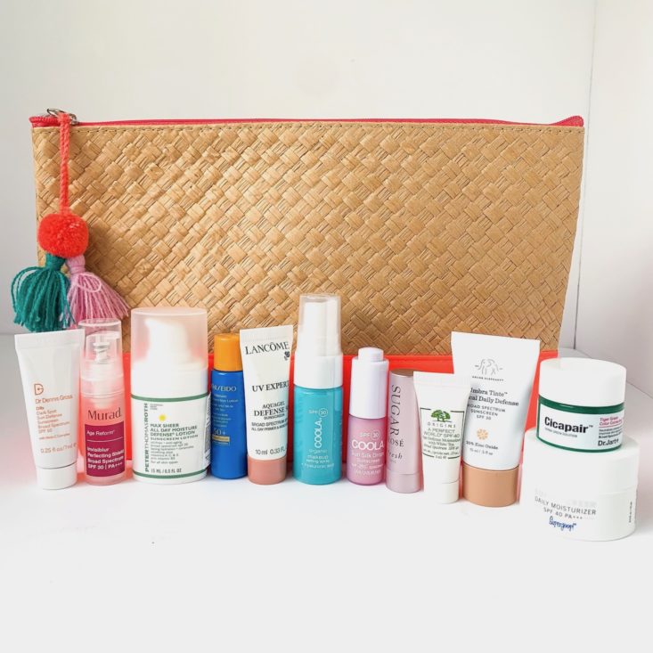 Sephora Sun Safety Kit April 2019 - All Products Front