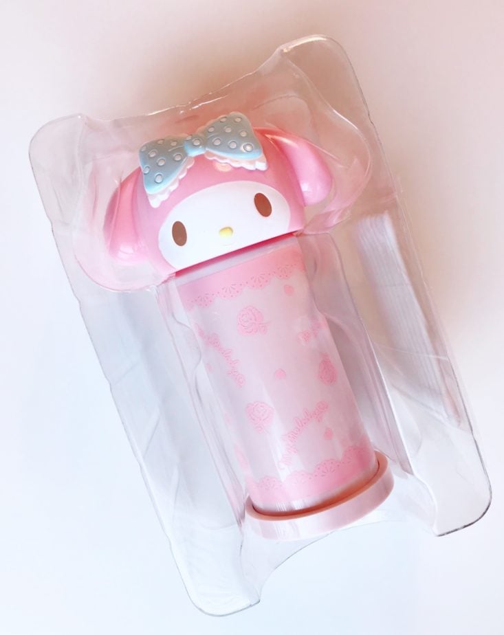 SoKawaii Easter Bunny Party Review April 2019 - My Melody Cotton Swab Dispenser in Plastic Box Top