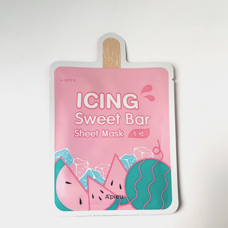 Sooni Pouch Review April 2019 - A’Pieu Icing Sweet Bar Watermelon Mask Top