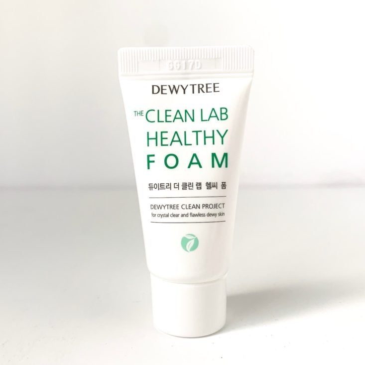 Sooni Pouch Review April 2019 - Dewytree 7 Cut Clean Healthy Foam Cleanser Front