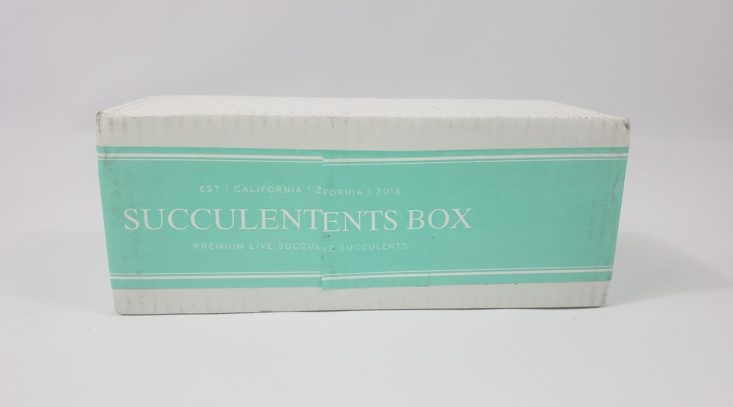 Succulents Box Review April 2019 - Box Closed FRont