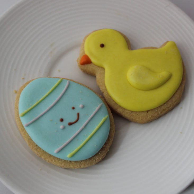 Tea Box Express April 2019 - A Couple of Squares Easter Sugar Cookies Open Top