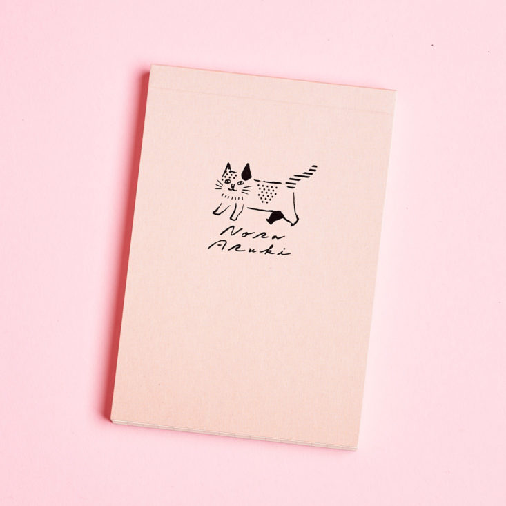 The Zakka Kit May 2019 review kitty notebook cover