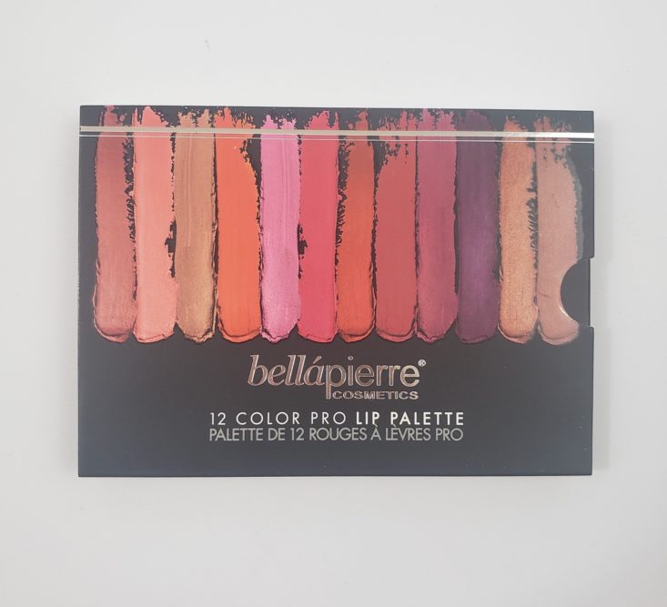Tribe Beauty Box April 2019 - Bellapierre 12 Color Pro Lip Pallette 2