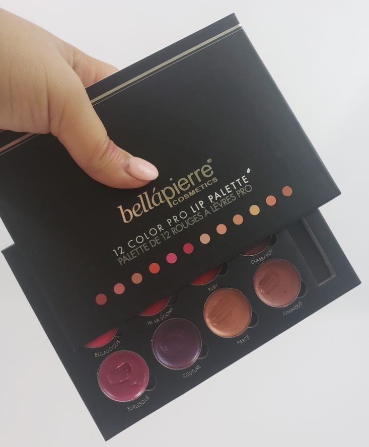 Tribe Beauty Box April 2019 - Bellapierre 12 Color Pro Lip Pallette 6