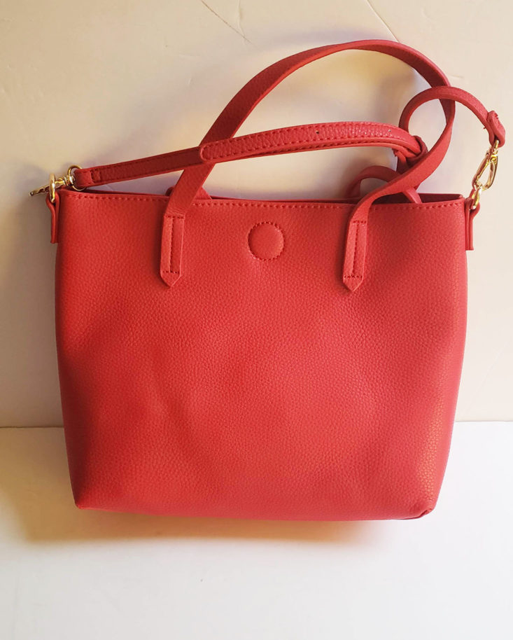 Trunk Club Plus Size Subscription Box Review March 2019 - Faux Leather Crossbody Bag by BP 1 Top