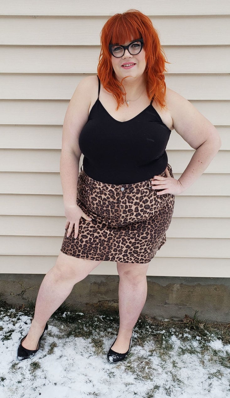 Trunk Club Plus Size Subscription Box Review March 2019 - Seamless Two-Way Camisole by Halogen 1 Front